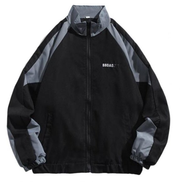 Unisex Jacket Non-Fading Keep Warm Super Soft Unisex Baseball Bomber Jacket - Picture 2 of 3